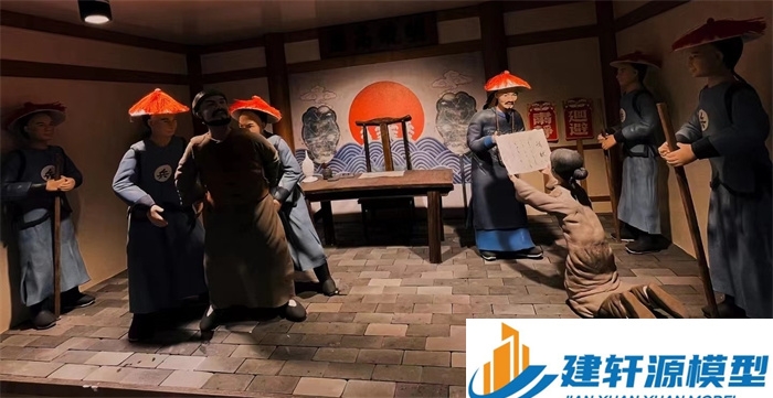 阜新陈规除恶绅微缩场景