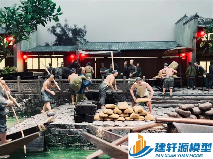 阜新博物馆江南水乡模型